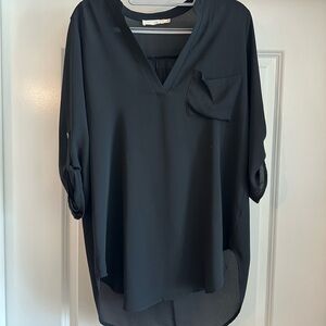 Elegant Black Women's Top